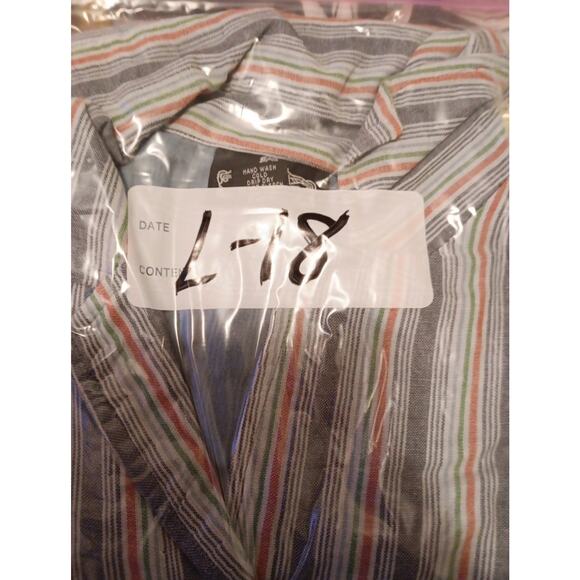 Angie Dress, Women's Size Large, Mini, Sleeveless, Striped, Pockets, EUC - Picture 7 of 7